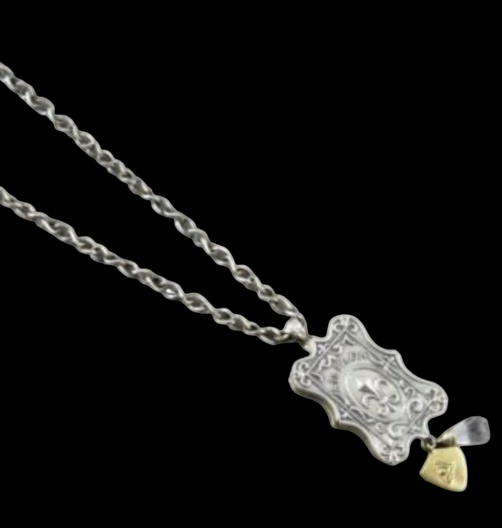 RARE Silpada Sterling Silver Rep Exclusive Award Fleur de lis Necklace - Picture 1 of 9